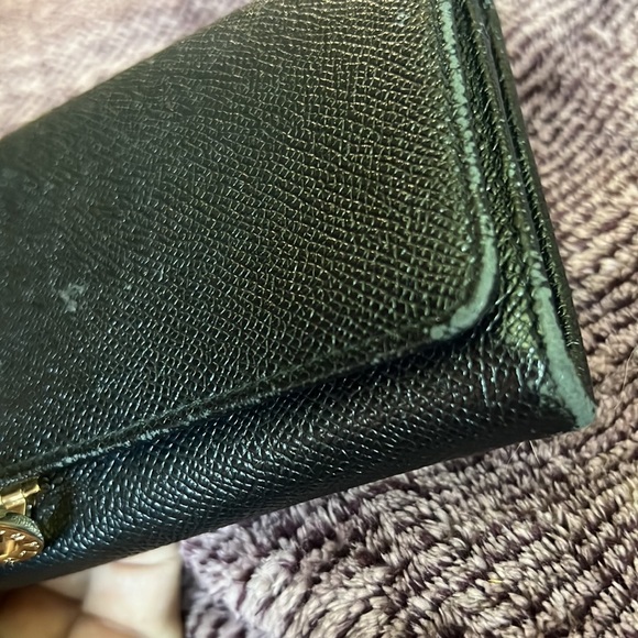 Black Caviar leather Bvlgari full wallet cold hardware - Picture 10 of 12